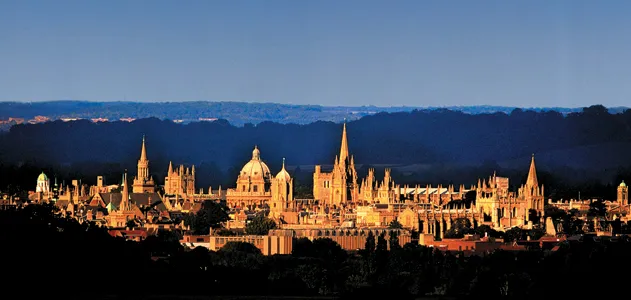 Oxford skyline with its spires
